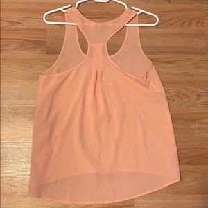 Frenchi Tops - Racerback Chiffon Tank Top Frenchi Tops - Racerback Chiffon Tank Top